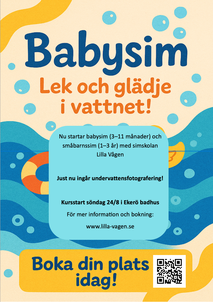 Flyer simskola HT 25